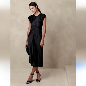 Banana Republic Black Midi Dress